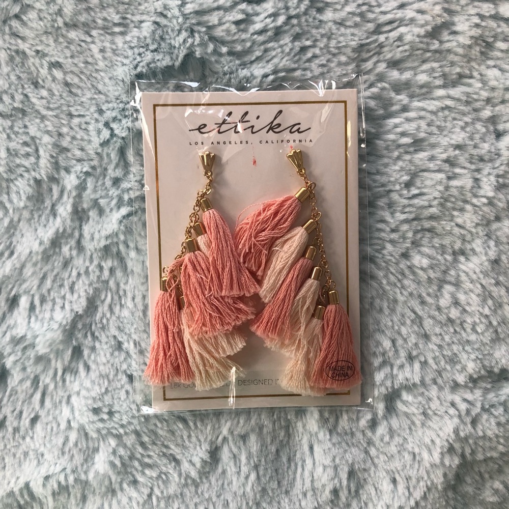 Ettika tassel earrings